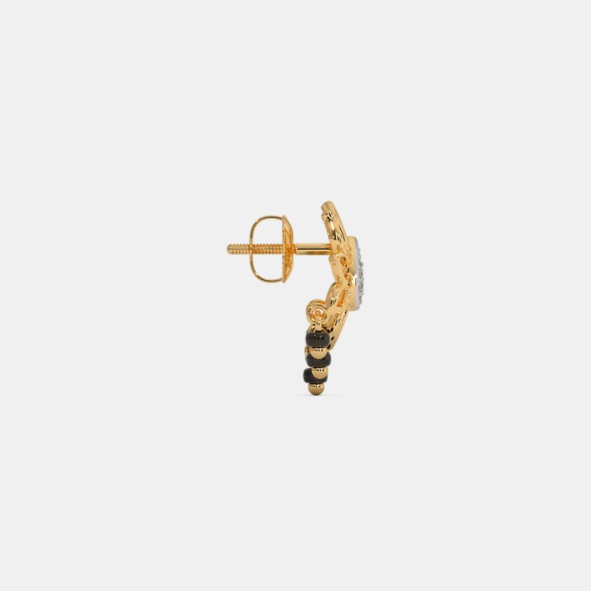 The Ameri Mangalsutra Stud Earrings - image 7