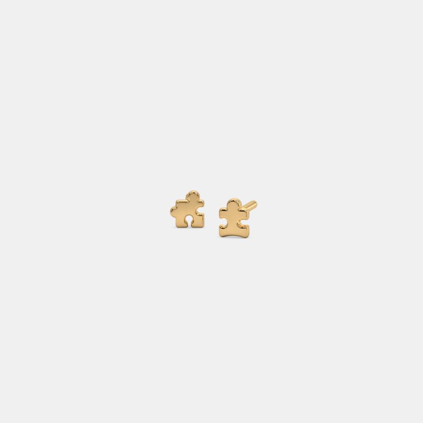 The Jigsaw Puzzle Kids Stud Earrings - image 1