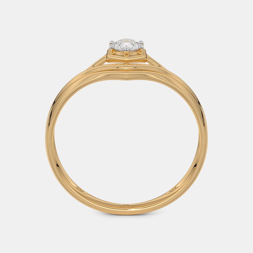 The Caathy Solitaire Couple Band For Him - image 6