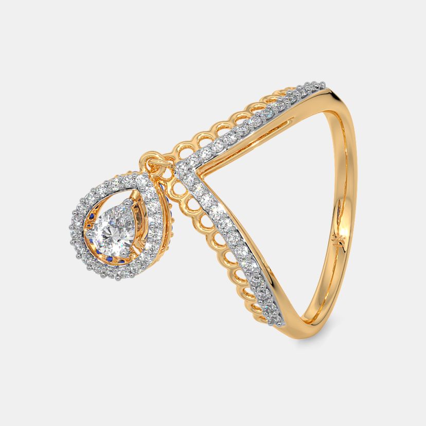 The Nedra Chevron Ring - image 1