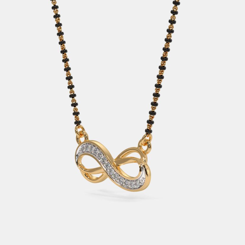 The Leesha Infinity Mangalsutra Pendant - image 4