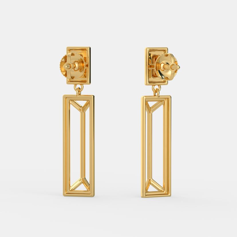 The Fenced Axis Earrings - image 8