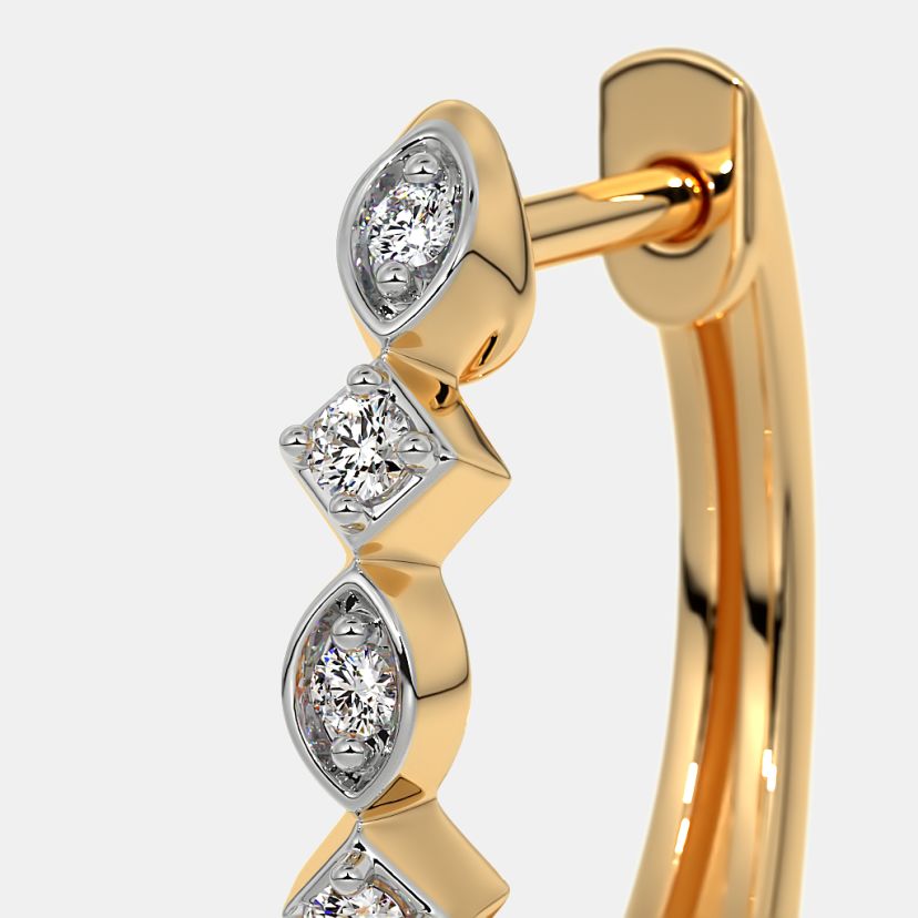 The Sweya Huggie Earrings - image 5