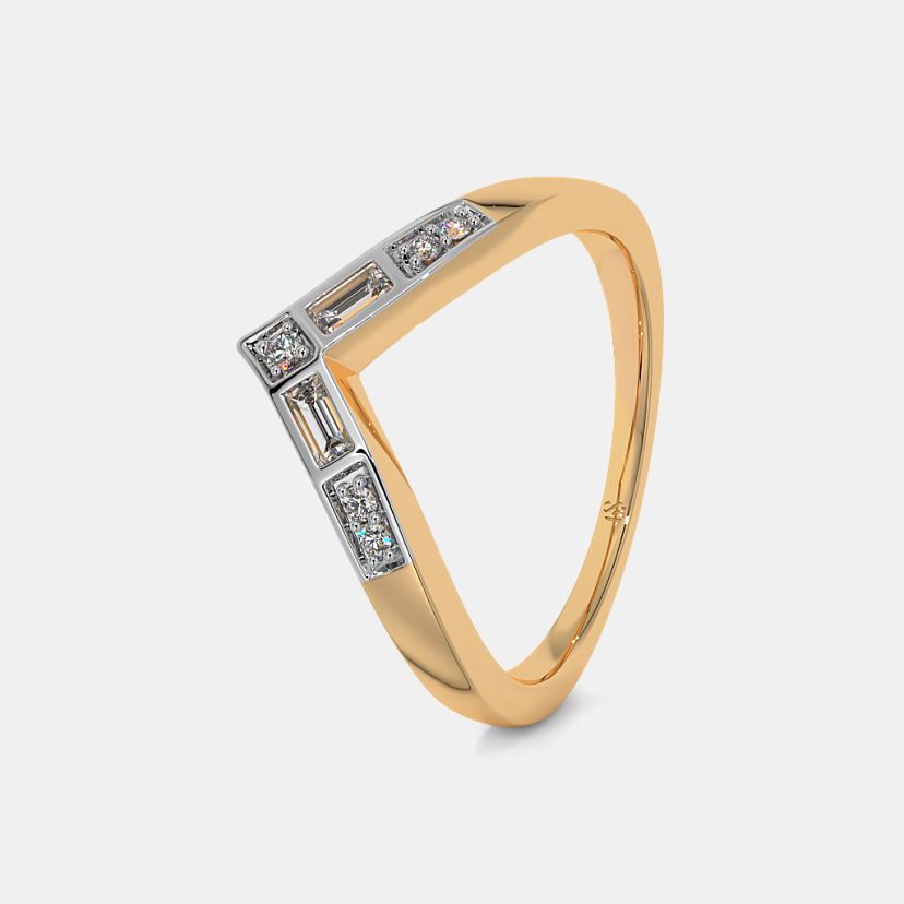 The Noemie Chevron Ring - image 1