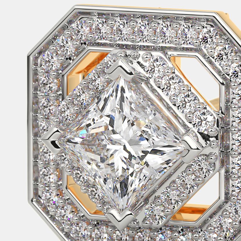 The Luvena Solitaire Stud Earrings - image 5
