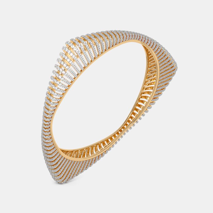 The Trinora Geometric Bangle - image 1