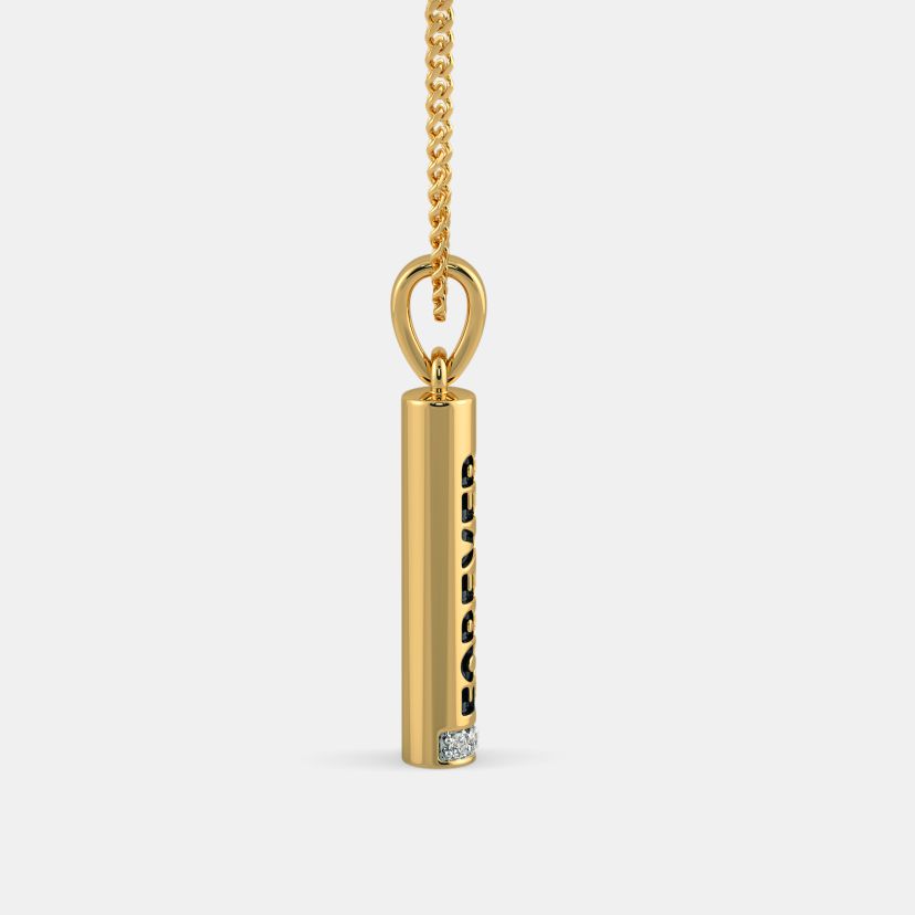 The Gina Forever Yours Pendant - Side View 1