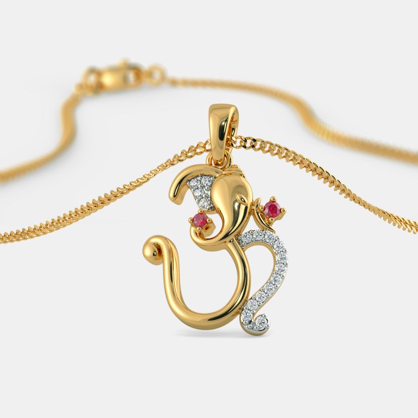 Shiva pendant best sale in gold