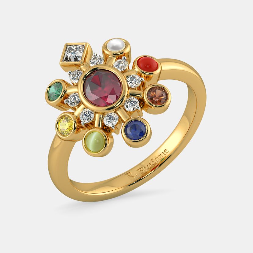 Bluestone navaratna new arrivals ring
