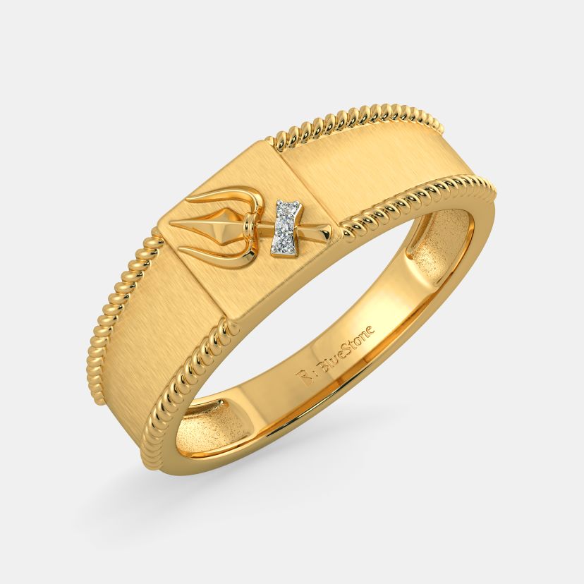 Lord shiva gold rings clearance
