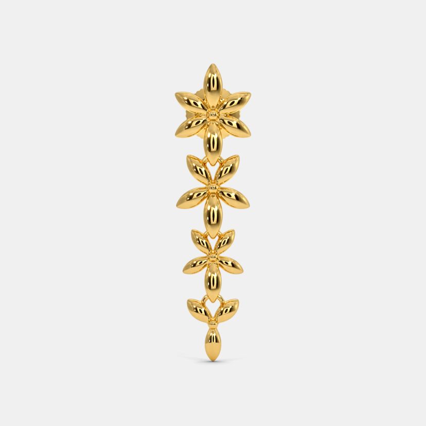 The Conjoined Blossoms Dangler Earrings - image 4