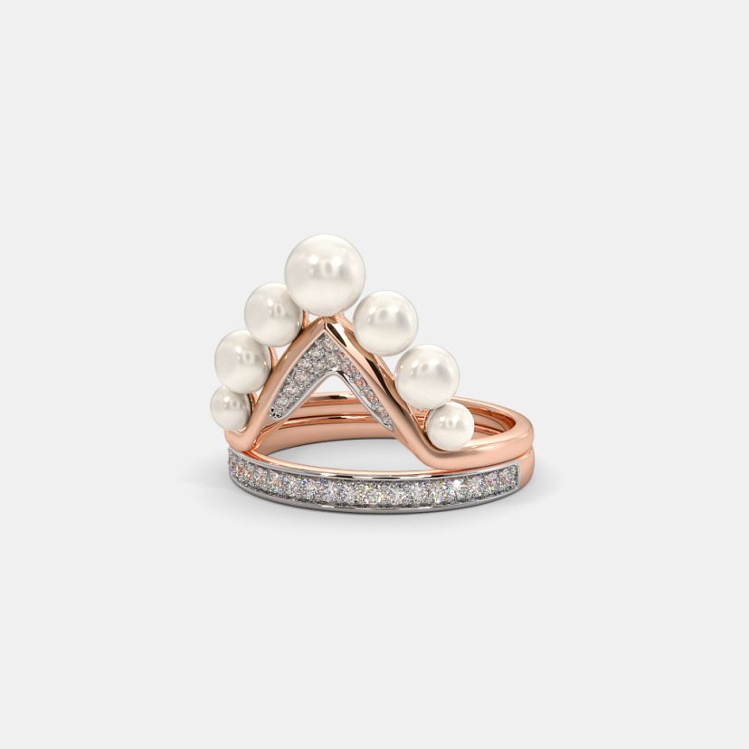 The Suave Chevron Stackable Ring - image 6