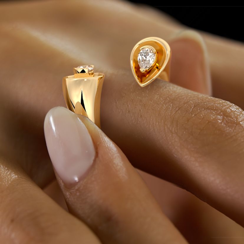 The Pradya Top Open Ring - image 6