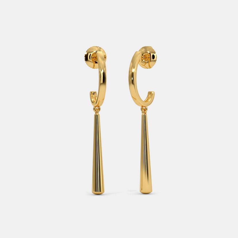 The Lipaz J Hoop Dangler Earrings - image 1