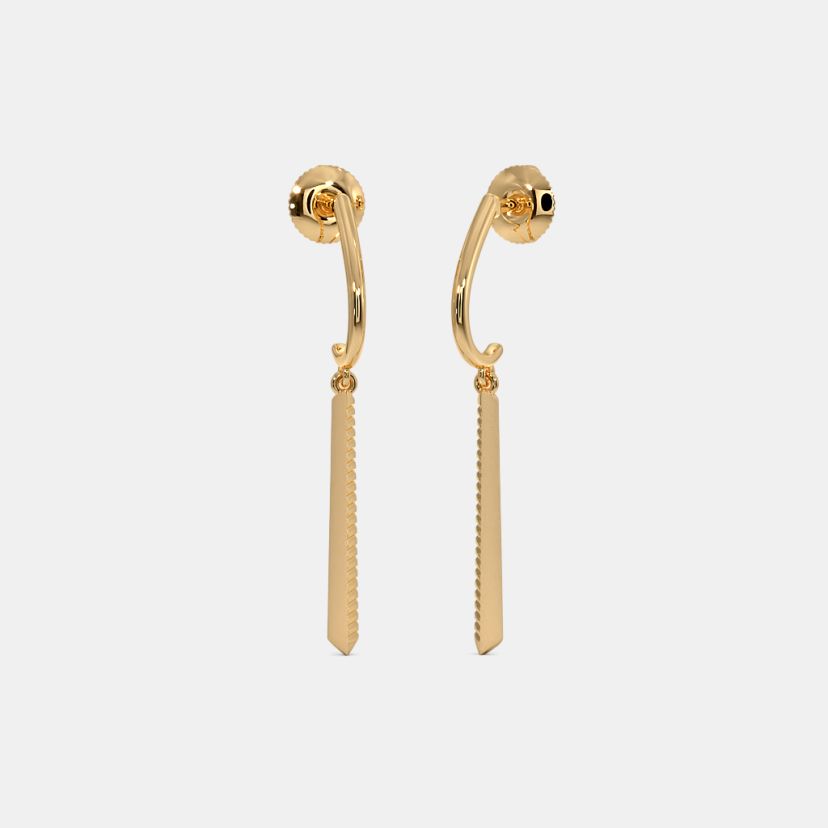 The Drena Dangle Hoop Earrings - image 1