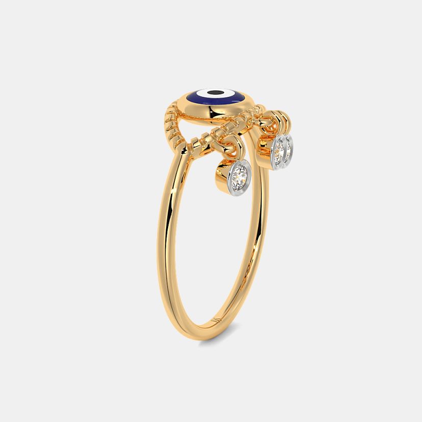 The Anselma Evil Eye Ring - image 8