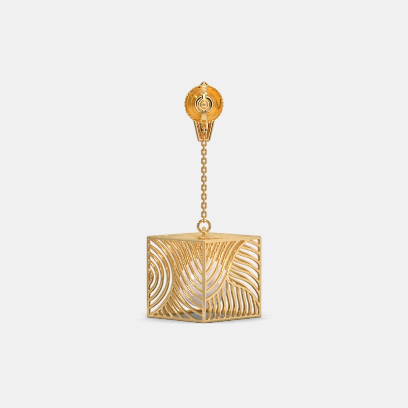 The Cubic Elegance Jhumka Earrings - image 9