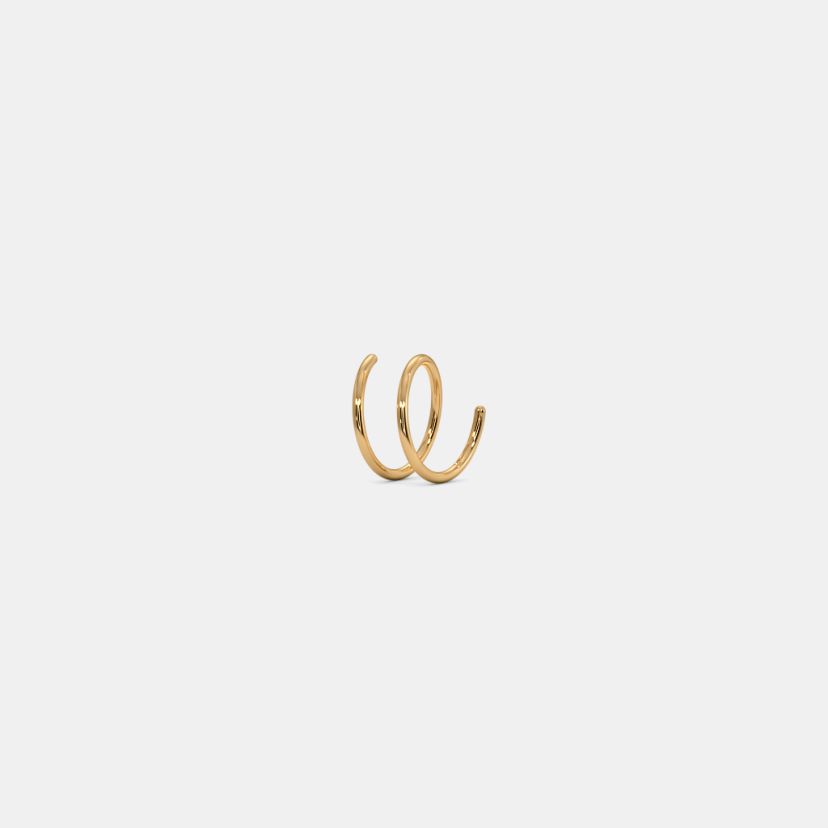 The Swirl Aurum Nose Ring - image 1