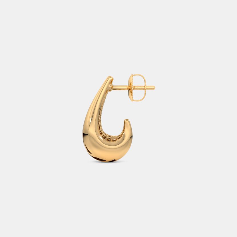 The Velour J Hoop Earrings - image 8