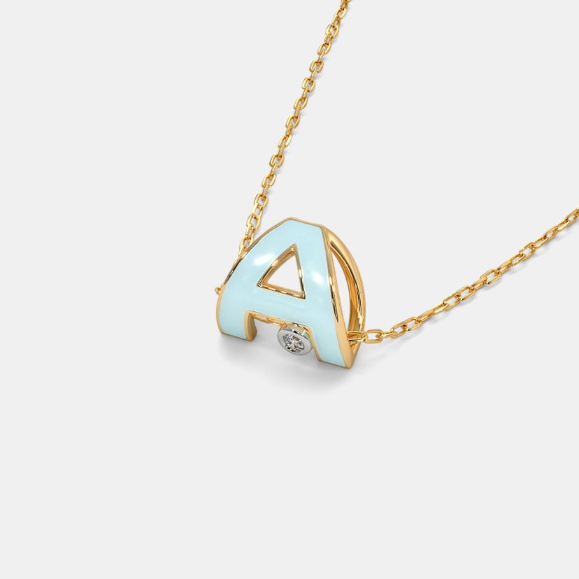 Alphabet A Diamond Charm Bracelet, Sleek Modern Design