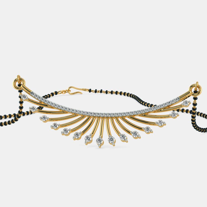 Buy 150 Diamond Mangalsutra Designs Online BlueStone India s 1 Online Jewellery Brand