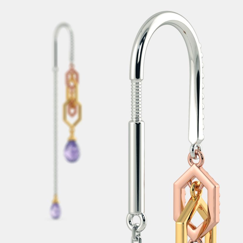 The Aicusa Sui dhaga Earrings - image 9