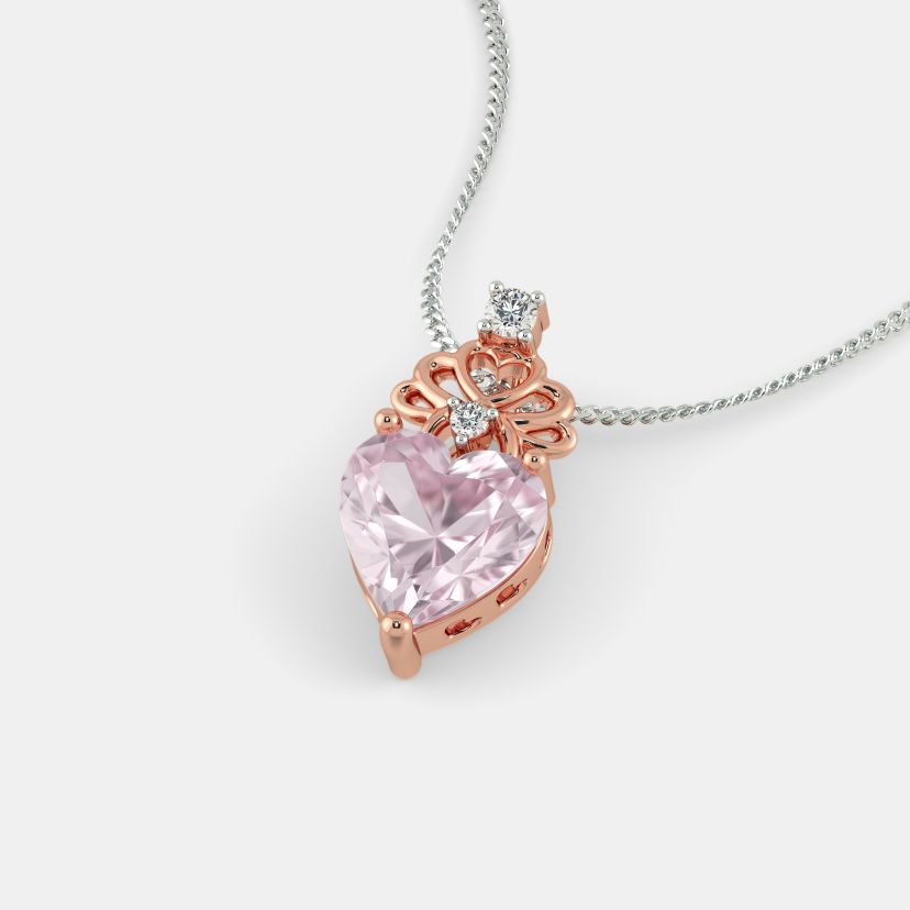 The Fiorella Rose Quartz Pendant - image 7