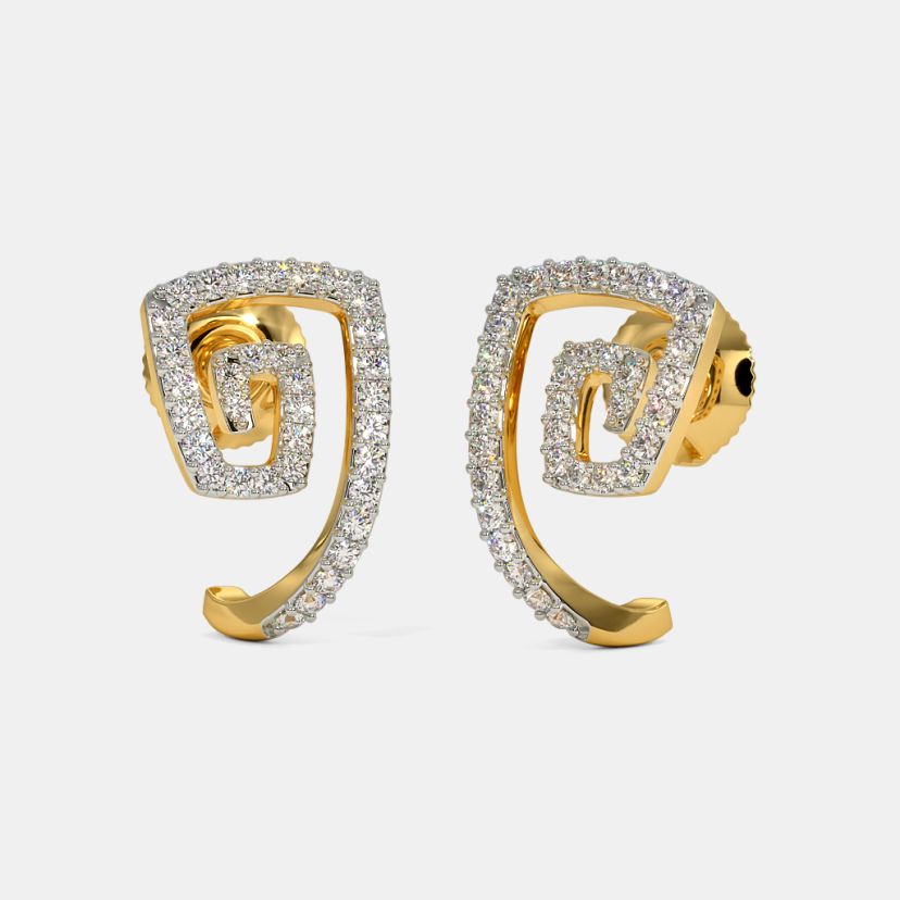 The Effervescent J Hoop Earrings - image 1