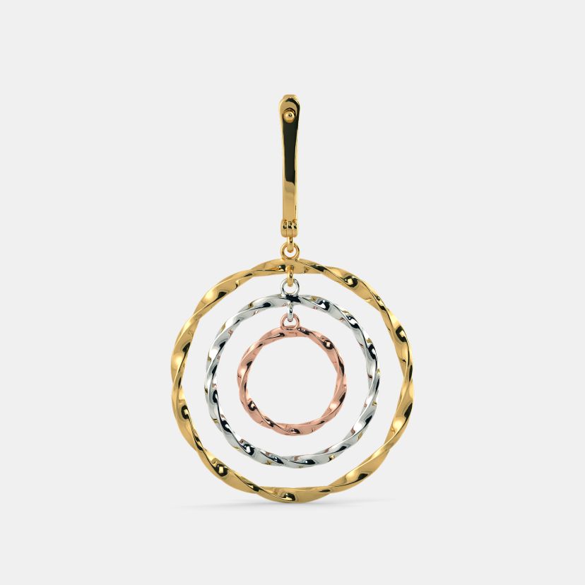 The Pierre Threetone Drop Earrings - image 5