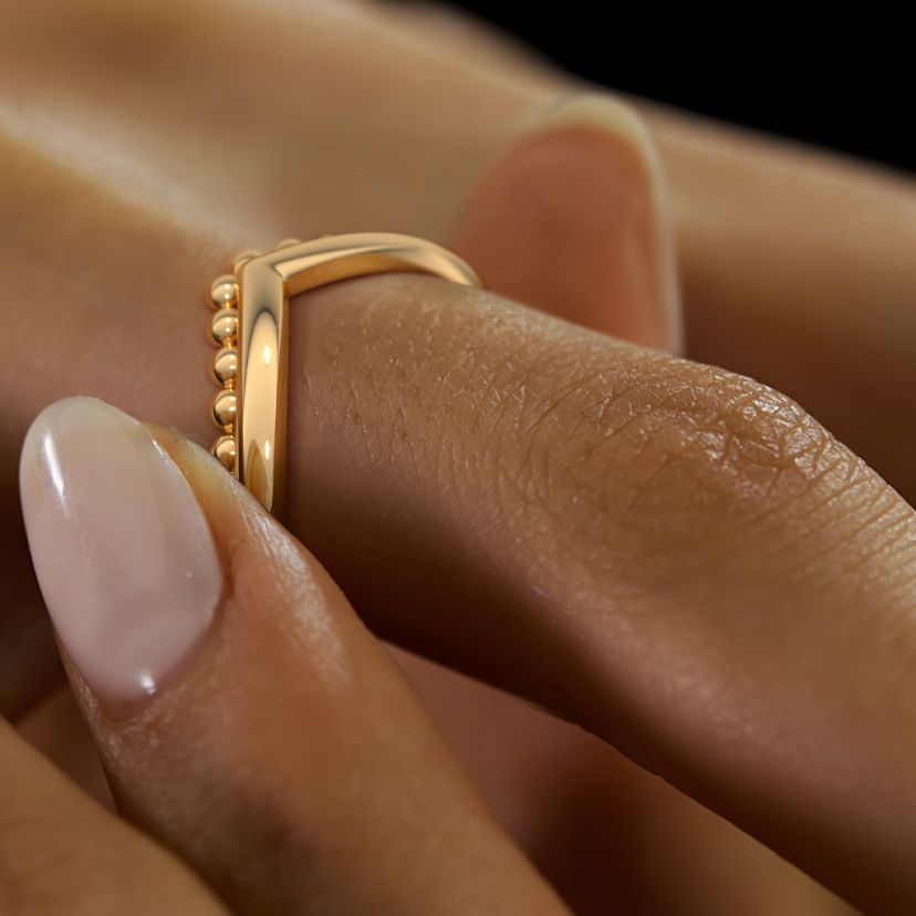 The Sadasda Chevron Ring - image 4