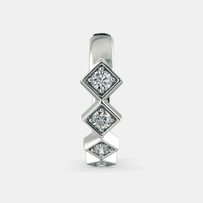 The Miles to Go Huggie Earrings - image 7