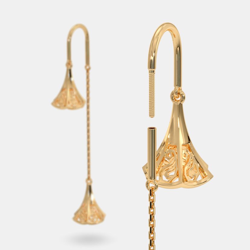 The Mesh Tulle Sui Dhaga Earrings - image 8