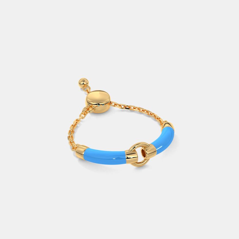The Kyanos Blue Slider Ring - image 1