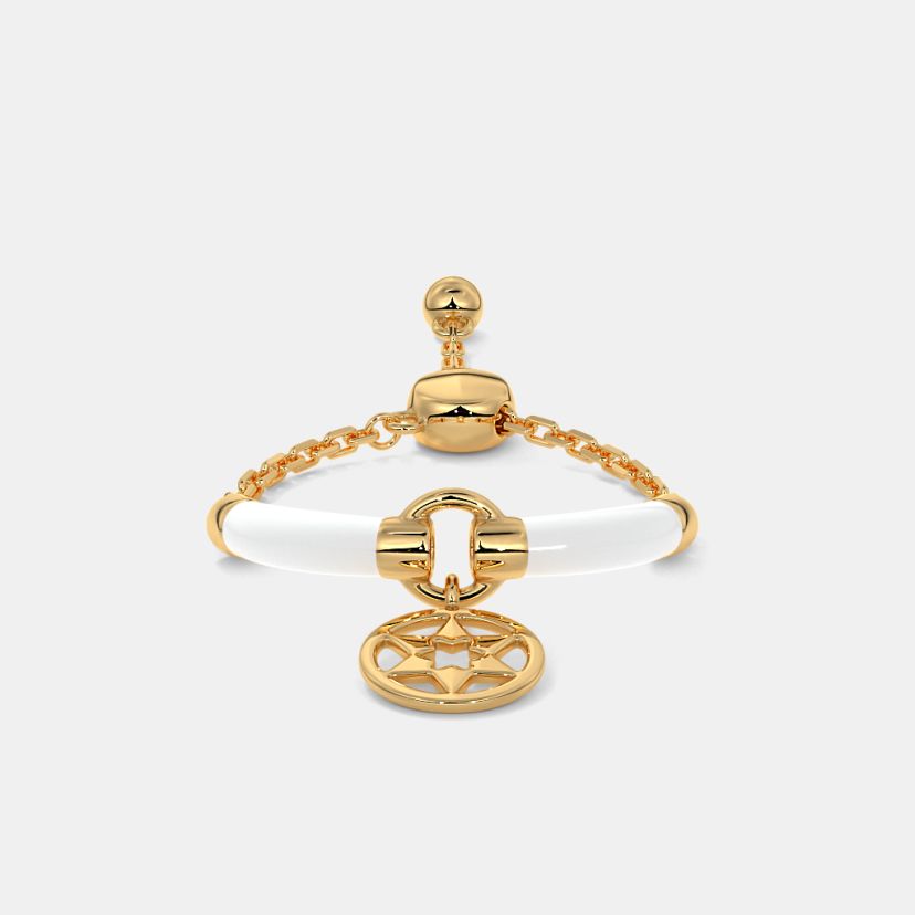 The Cotton White Slider Ring - image 7