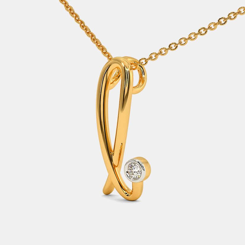 The Cursive L Necklace - image 1