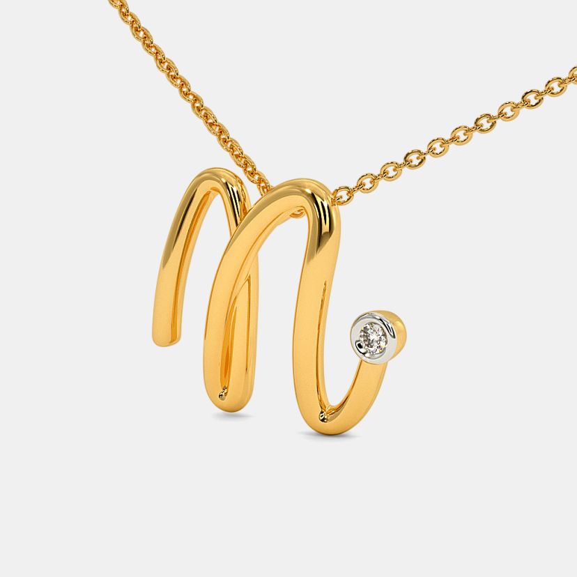 Bluestone shop alphabet pendant