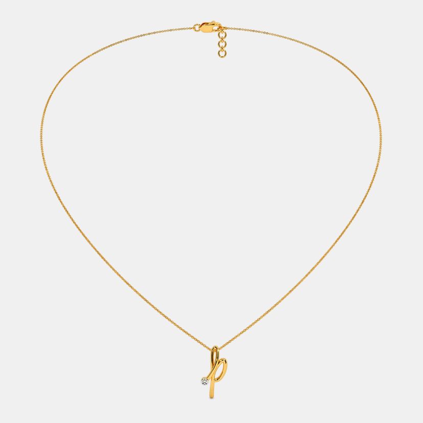 The Cursive P Necklace - image 4