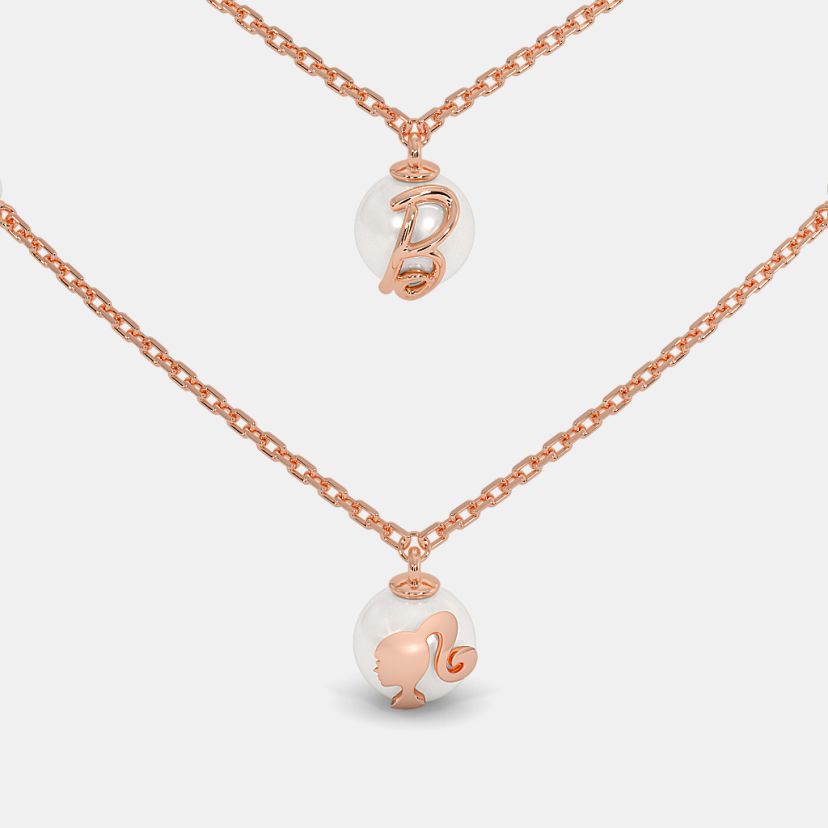 The Pearl Charm Layered Necklace - image 4