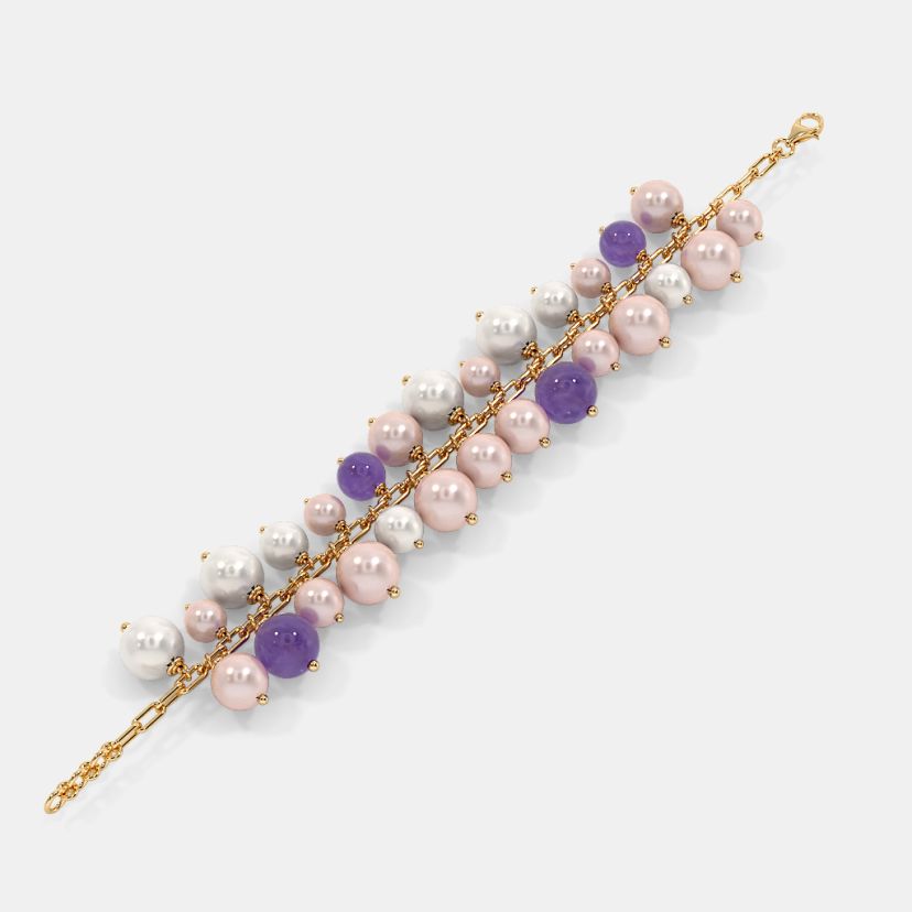 The Tide Of Pearls Charm Bracelet - image 5
