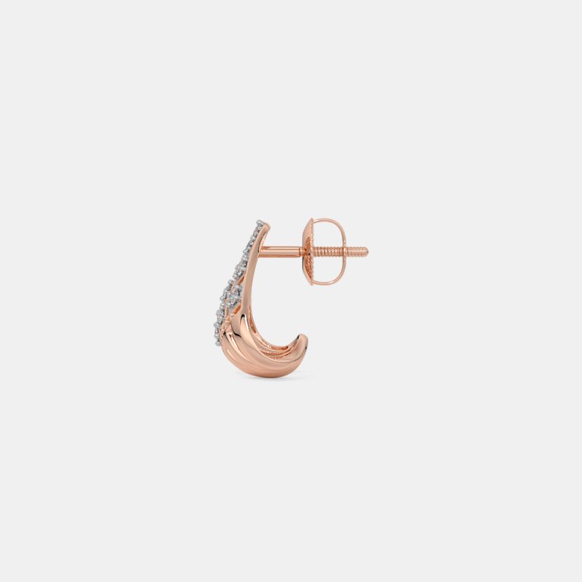 The Xyra J Hoop Earrings - image 7