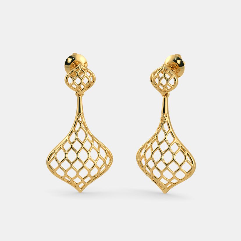 Platinum gold earrings best sale