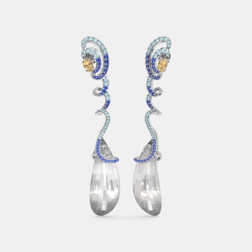 The Starry Night Dangler Earrings - image 1