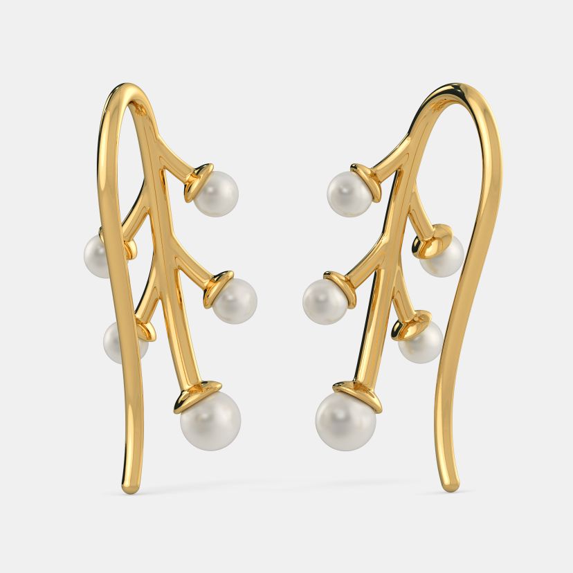 The Caralin Drop Earrings - Detail View