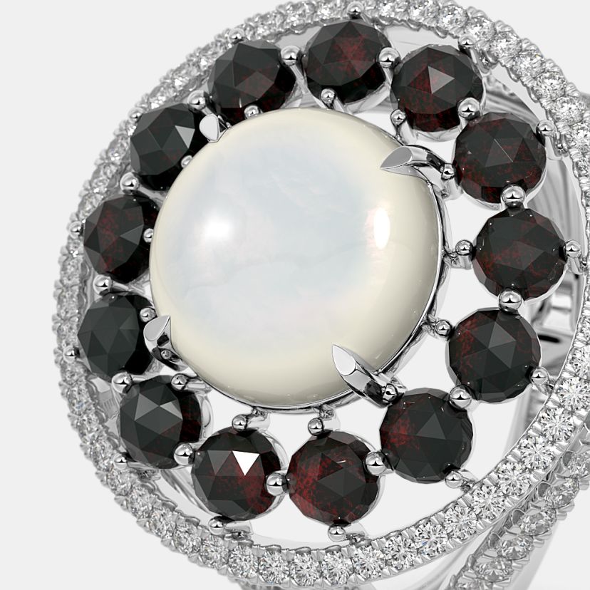 The Monochromatic Cocktail Ring - image 5