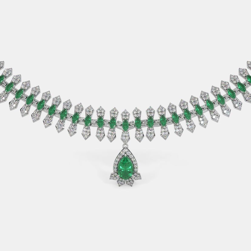 The Emeraldwhisper Collar Necklace - image 4