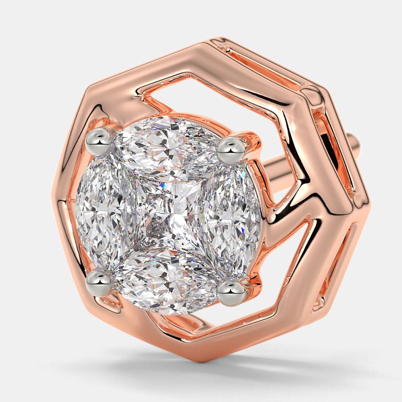 The Edged Stud Earrings - image 5