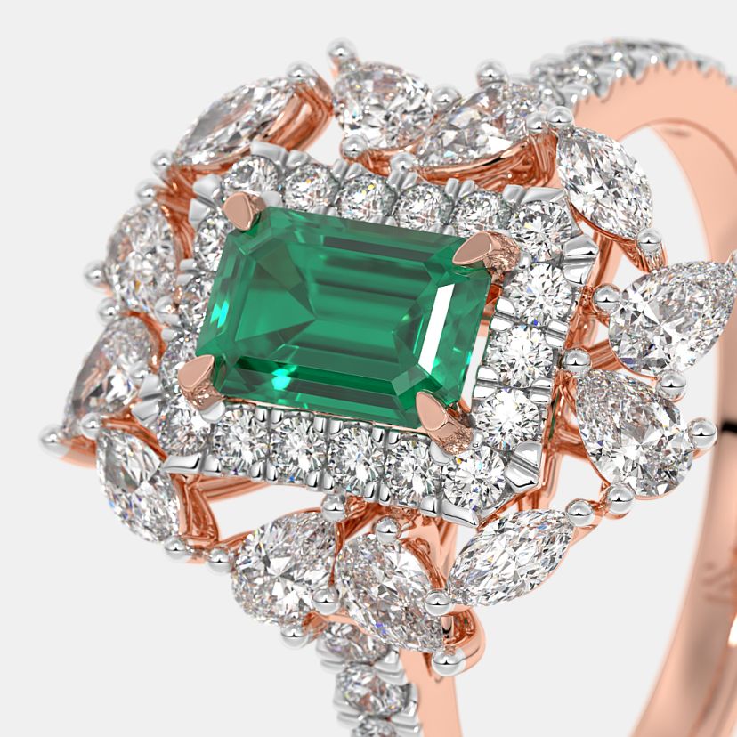 The Magisticemerald Cocktail Ring - image 5