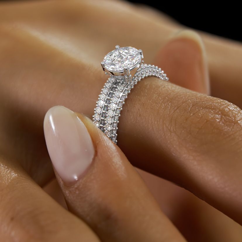 The Roundsilk Bridal Ring Set - image 6