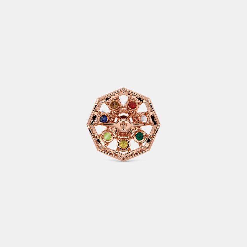 The Ornexis Navaratna Stud Earrings - image 8