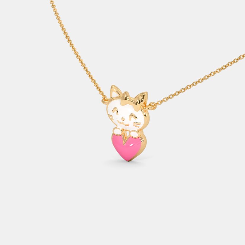 The Kitty Heartstrings Kids Necklace - image 1